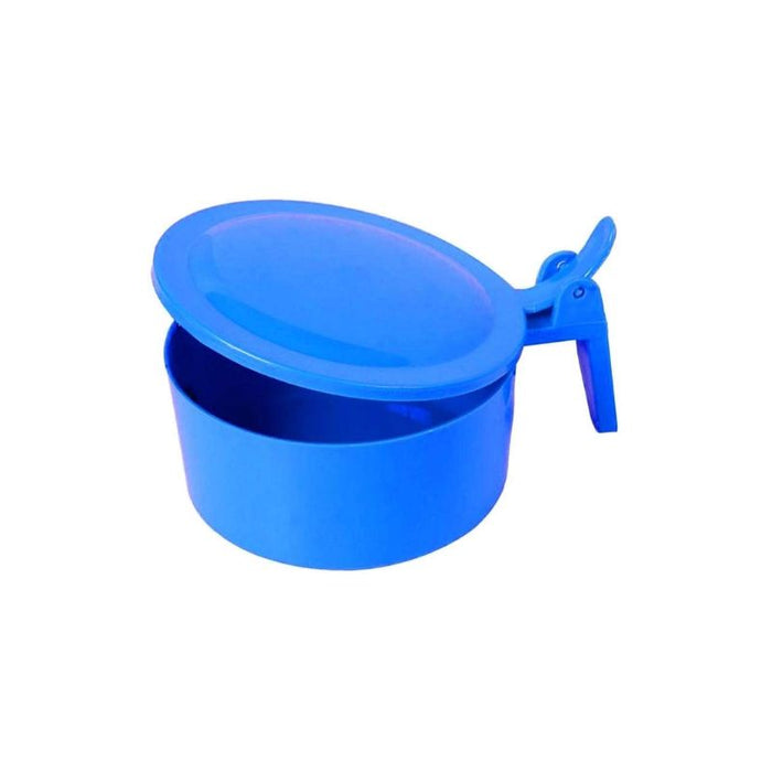 Spitting Mug with Lid Sputum Plastic Cover Blue