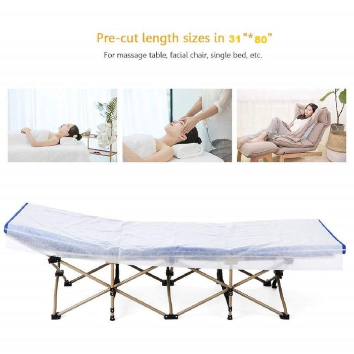 White Disposable bed sheet