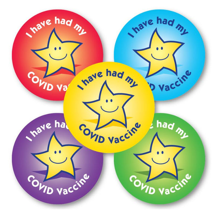 Vaccinated Stickers set of 100