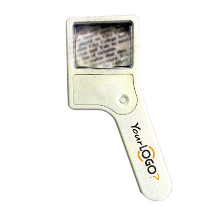 Mini magnifier with torch