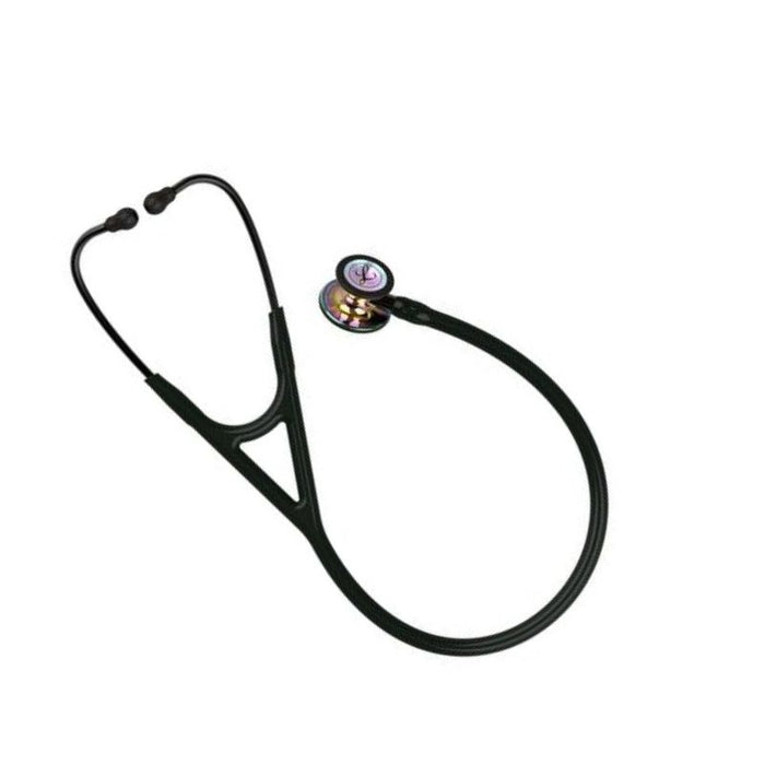3M Littmann Cardiology IV Stethoscope – Black Rainbow-Finish, Smoke Stem 6240